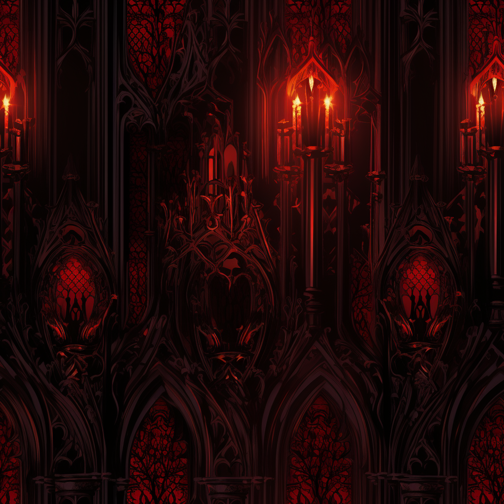 Dark and Mysterious Gothic Wallpaper Tile