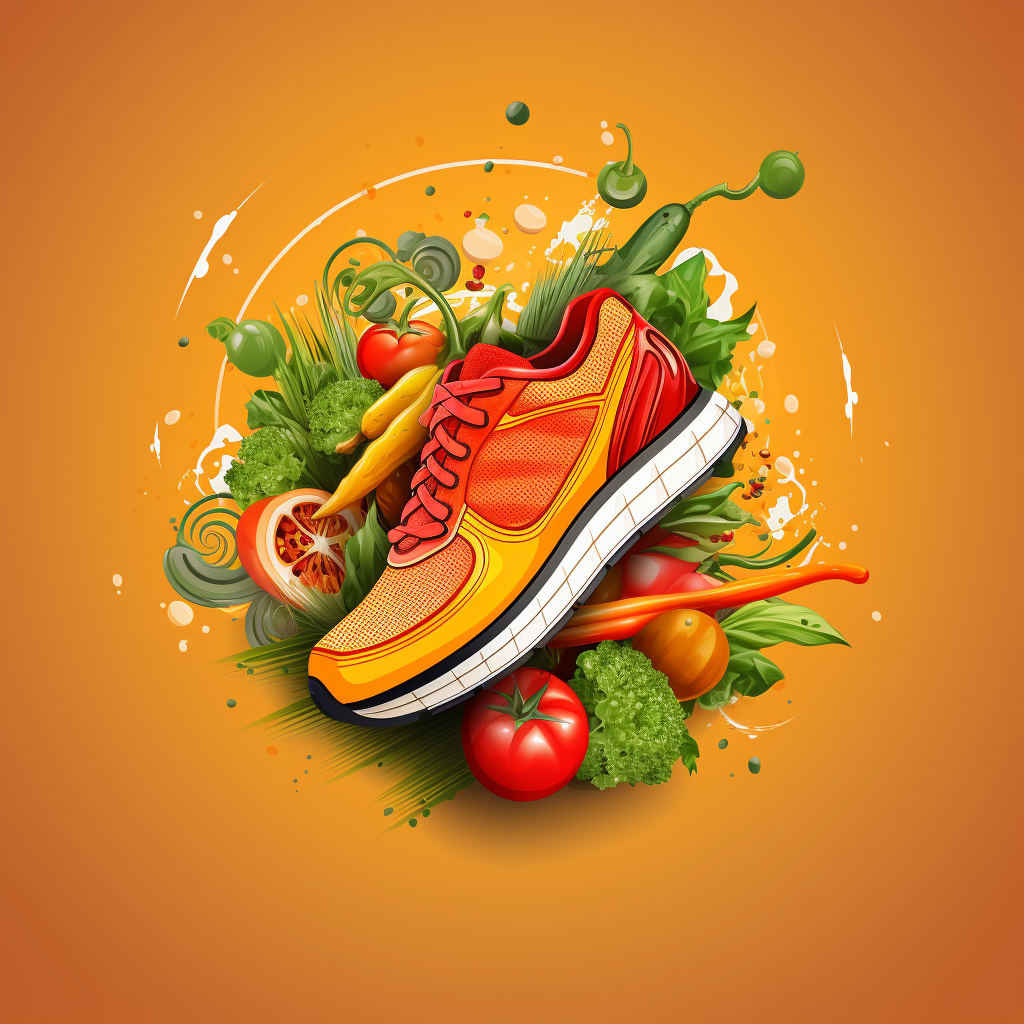 Gourmet Food Running Shoe Image