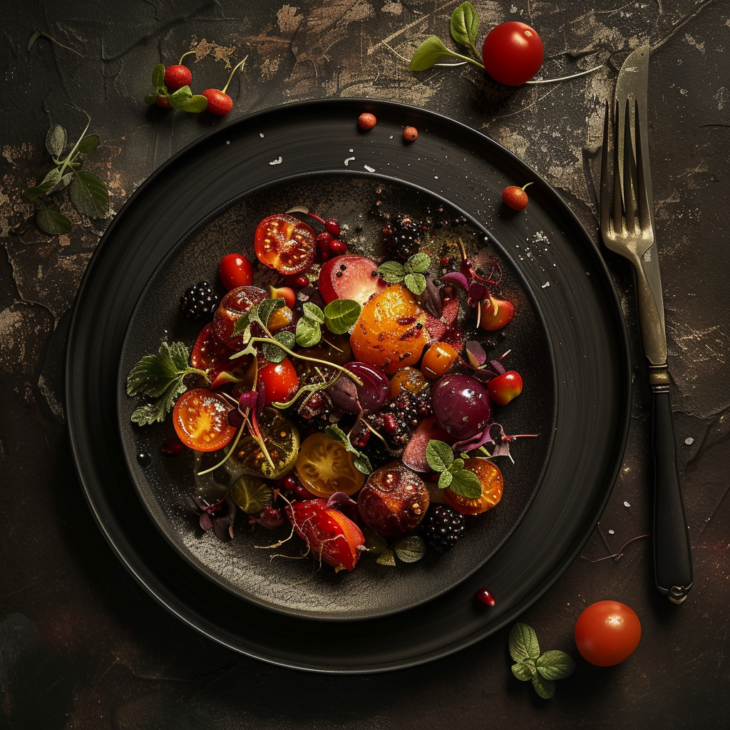 Delicious Gourmet Plate Food Photography