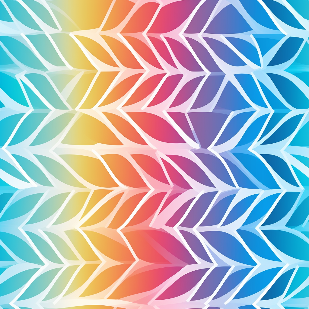 Colorful gradient pattern with white edges