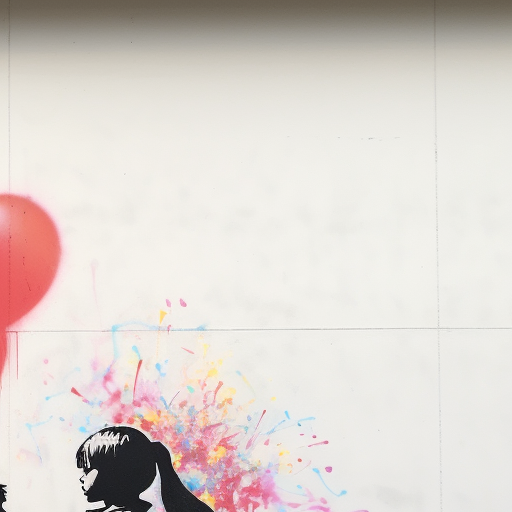 Kids holding hands in front of graffiti