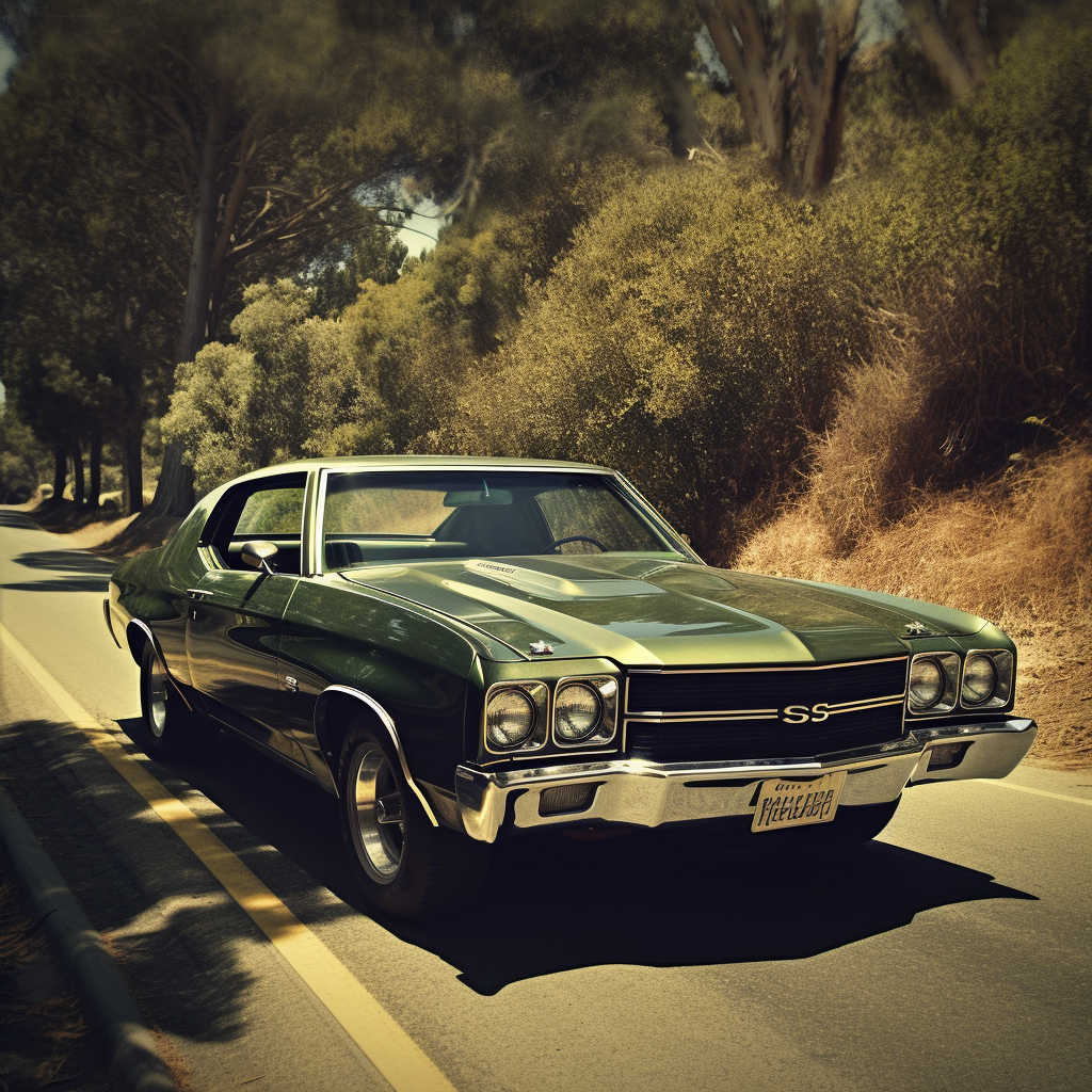 Vintage 1970s El Camino Car