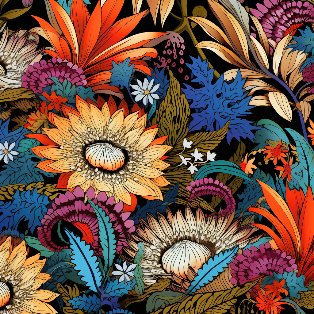 Eye-catching graphic fabric pattern