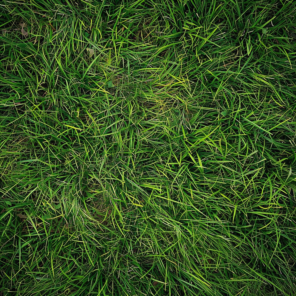 aerial view green grass field