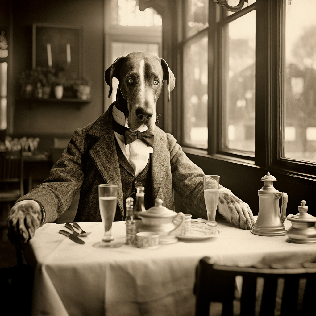 Great Dane Dining at Restaurant