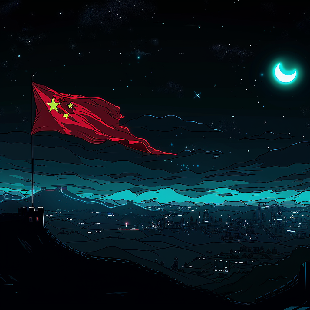 Great Wall of China Flag