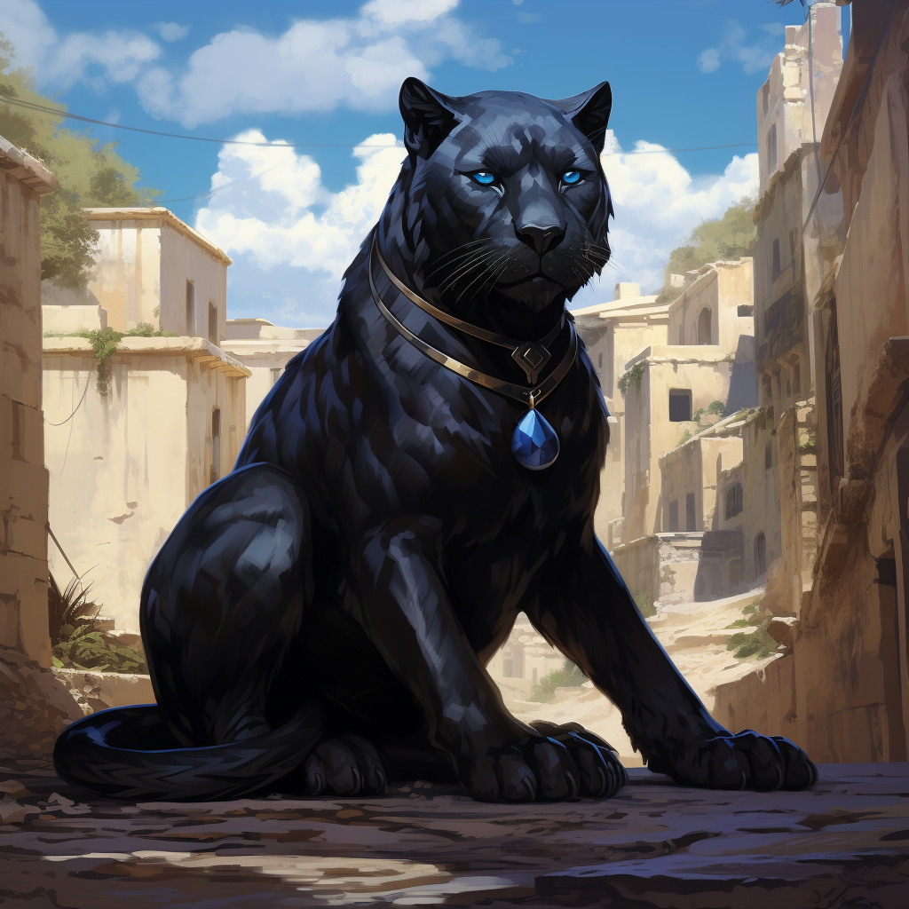 Greek black panther photo