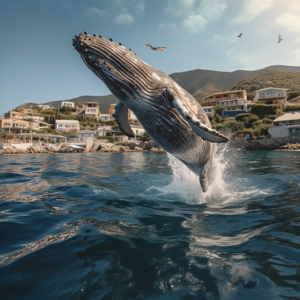 Greek town settled on humpback whale