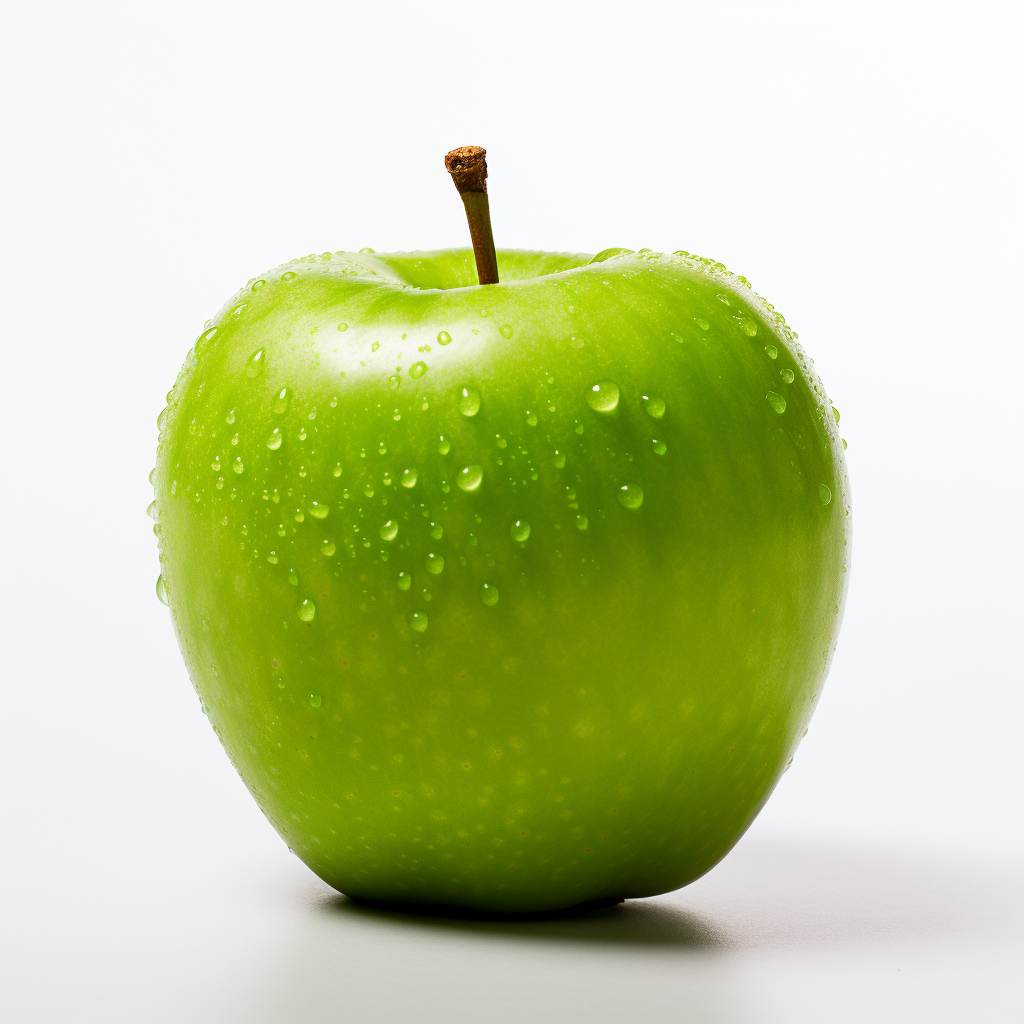 Vibrant and Fresh Green Apple