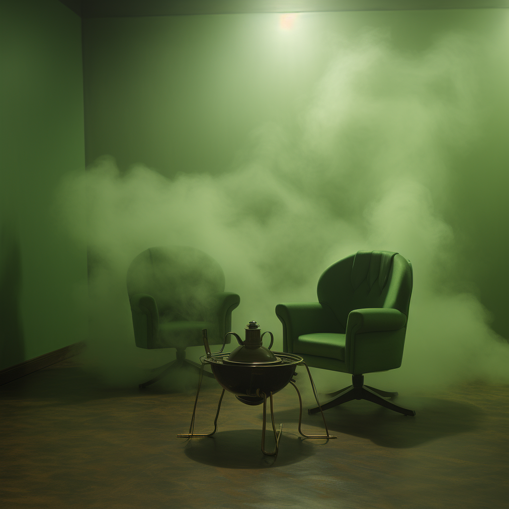 Image of Green Fog and Bronze Cauldron