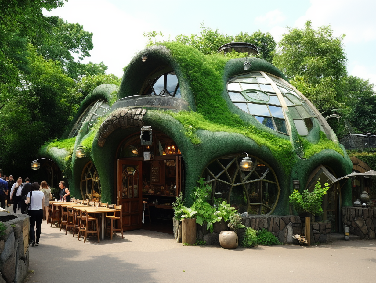 Exterior view of The Green Gate Pub