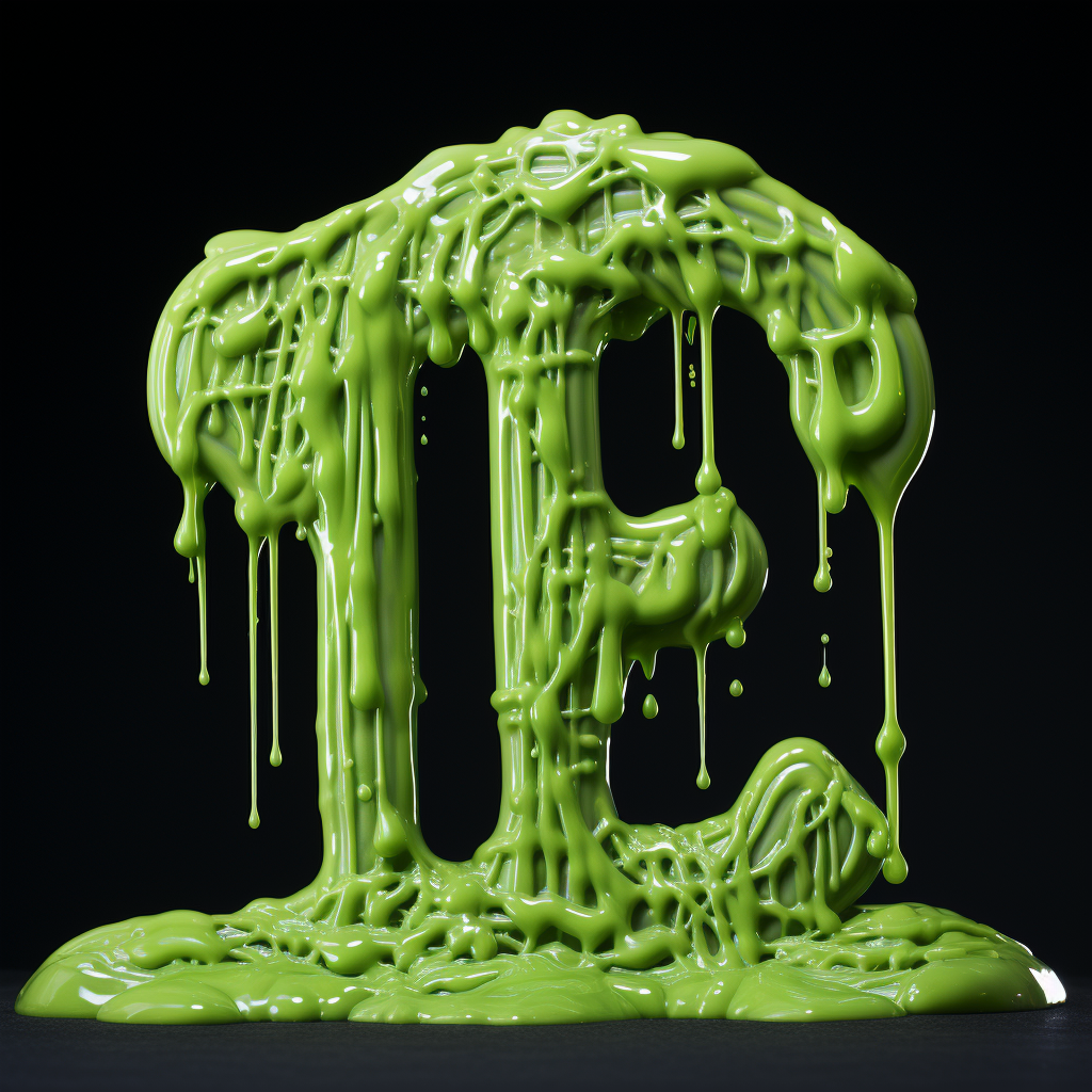 Green slime activity for kids