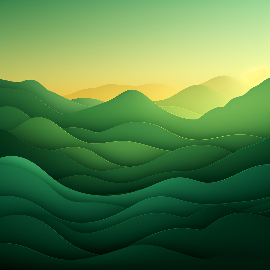 Beautiful green gradients for vibrant designs