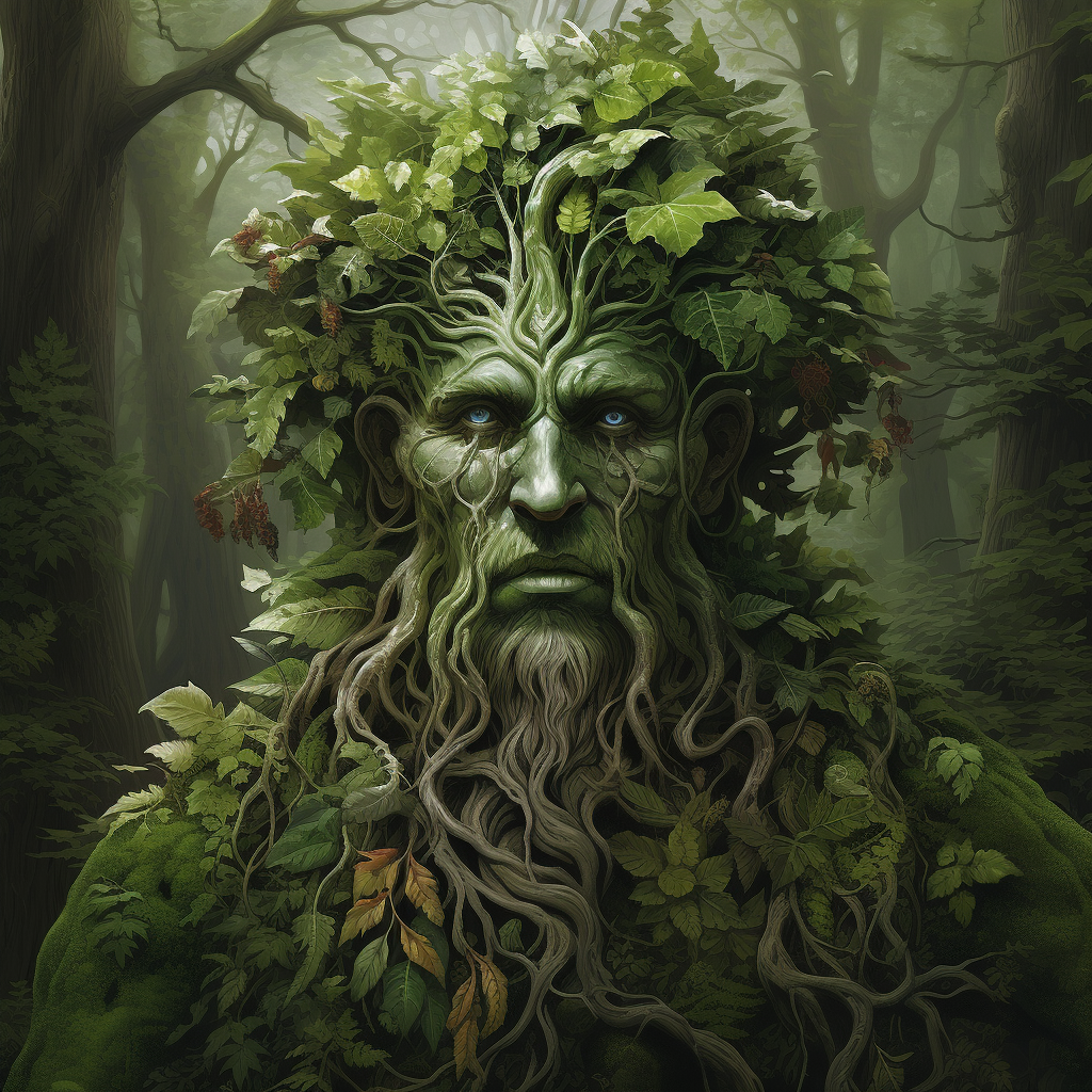 The mythical Green Man revealed in stunning illustration