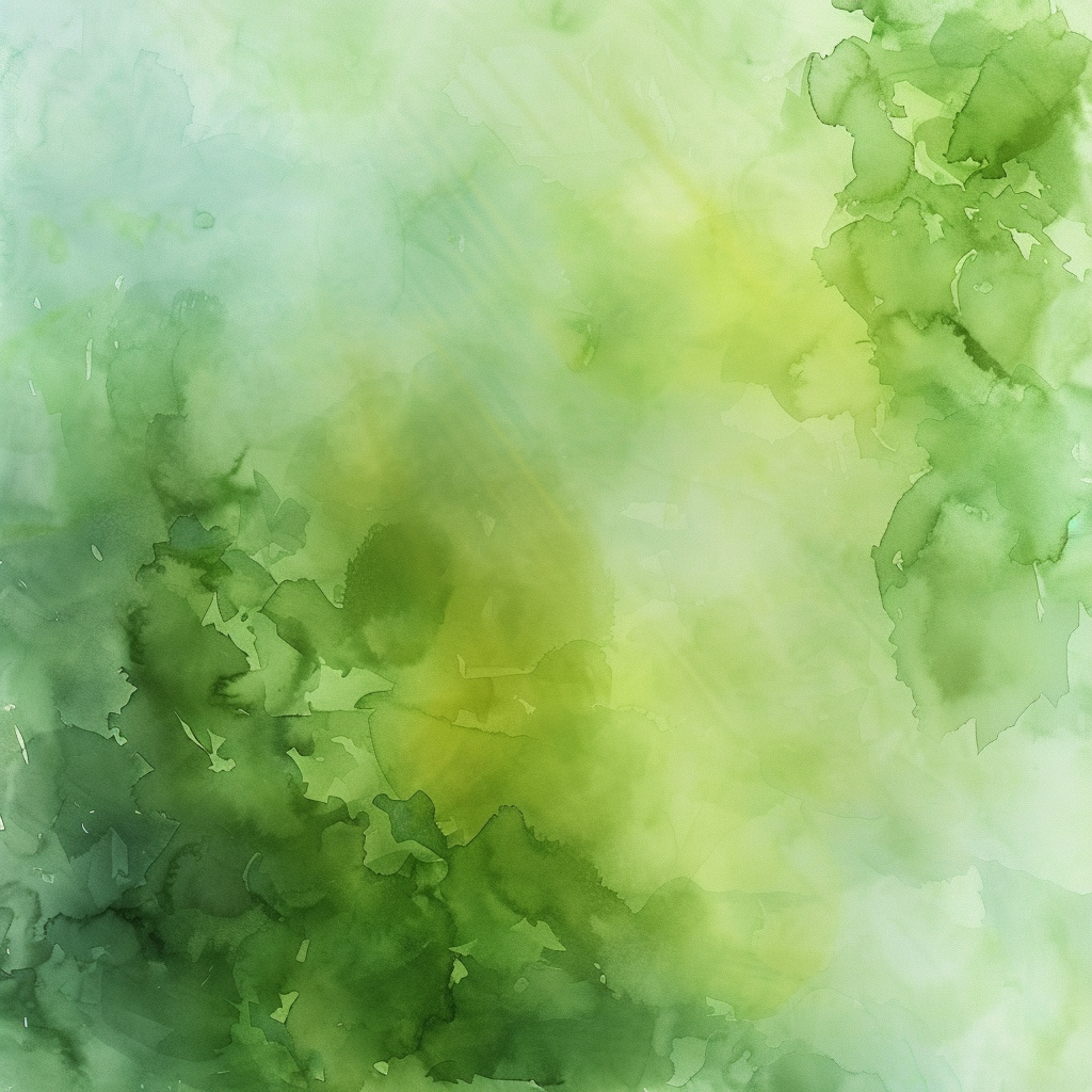 Green watercolor blur background