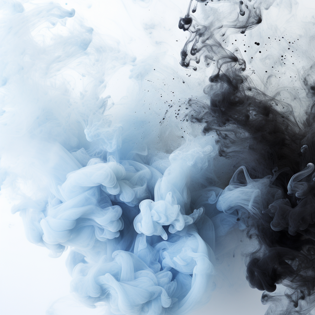 Grey and White Smoke Background