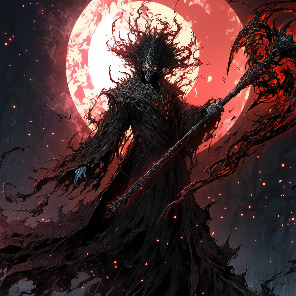 Eerie Charon with deadly staff  ?️