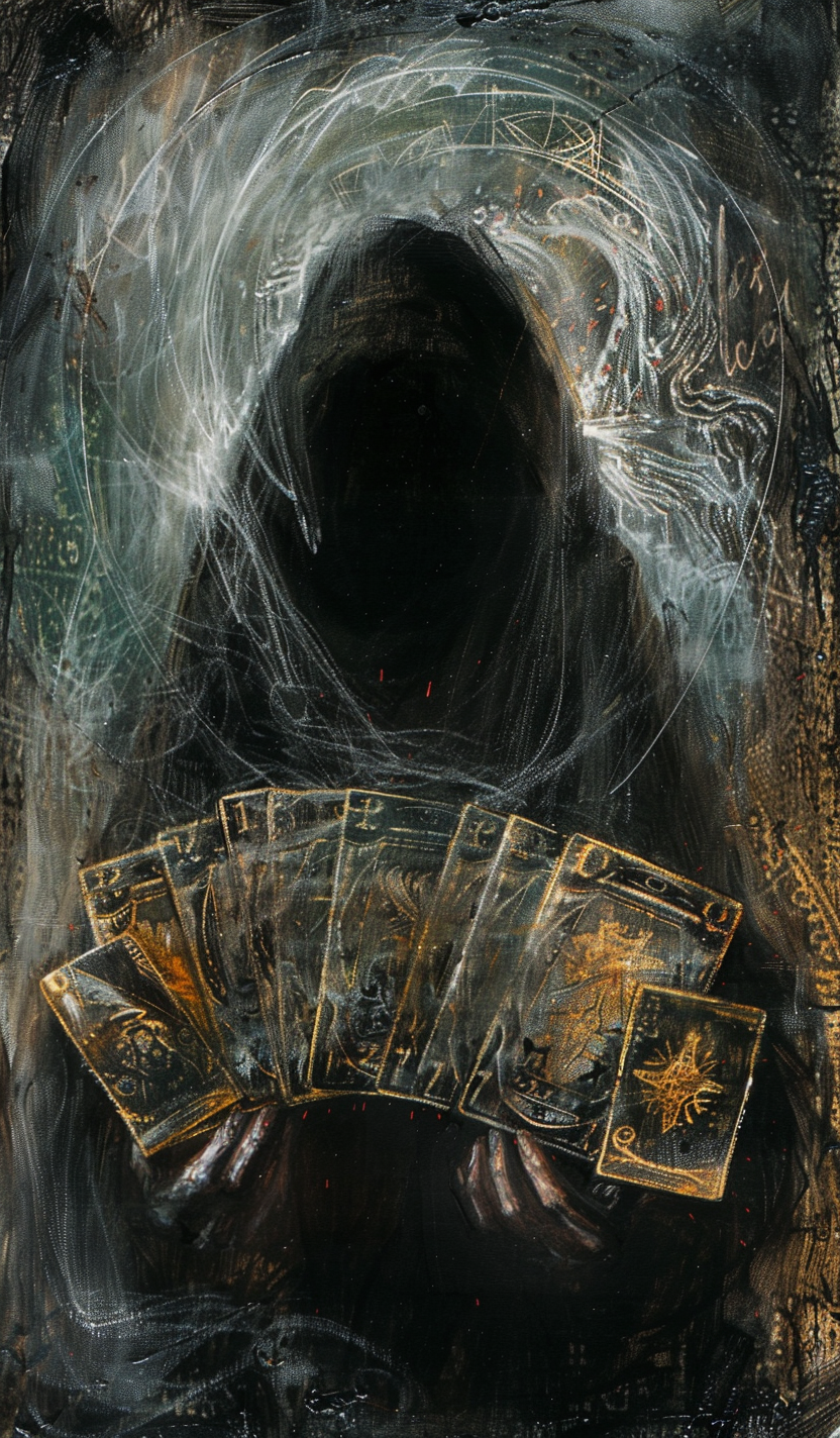 Dark Emperor's Tarot Card Painting