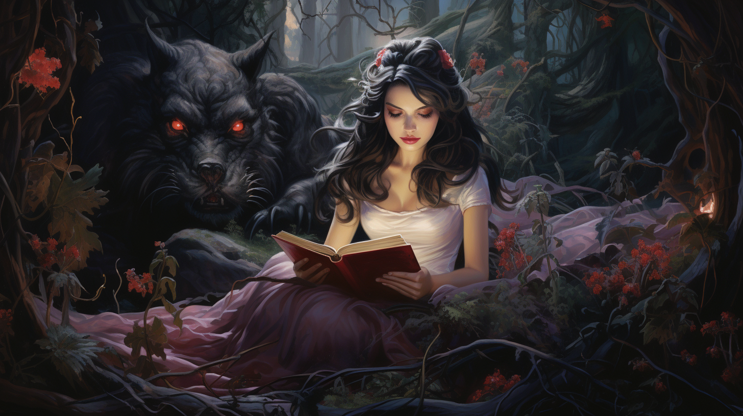 Beautiful Grimm Fairy Tales Illustration