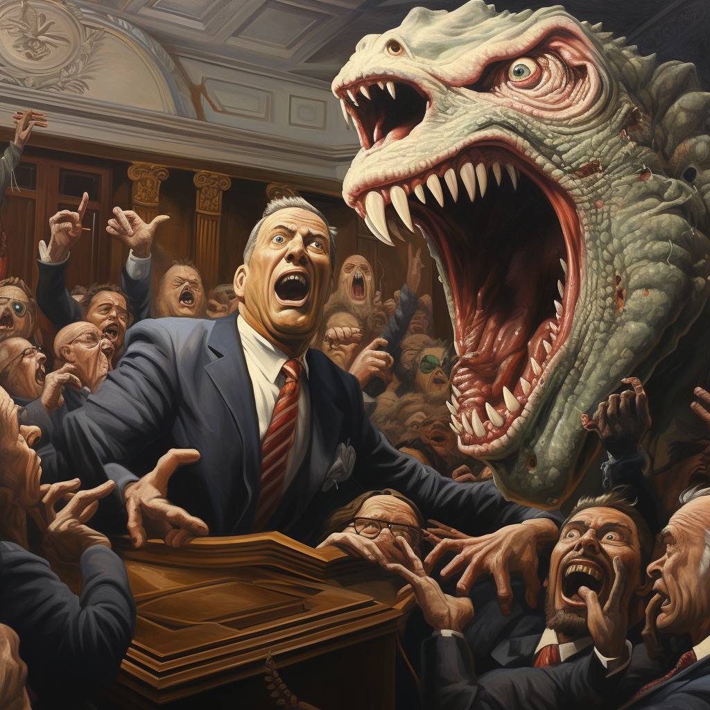 Image of Gross Politicians in Action