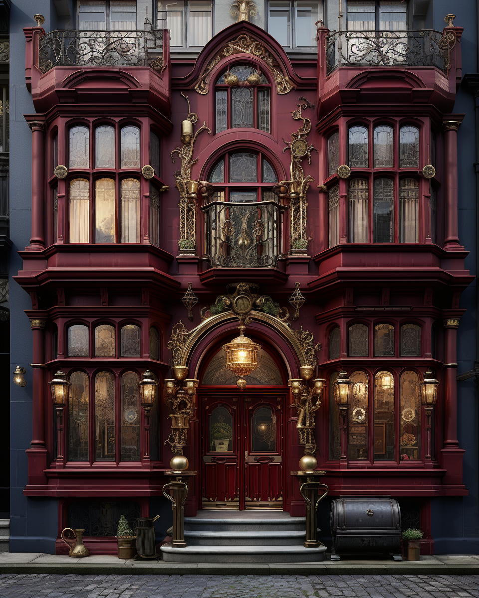 Supernatural Gryffindor Mansion Facade in Hogwarts