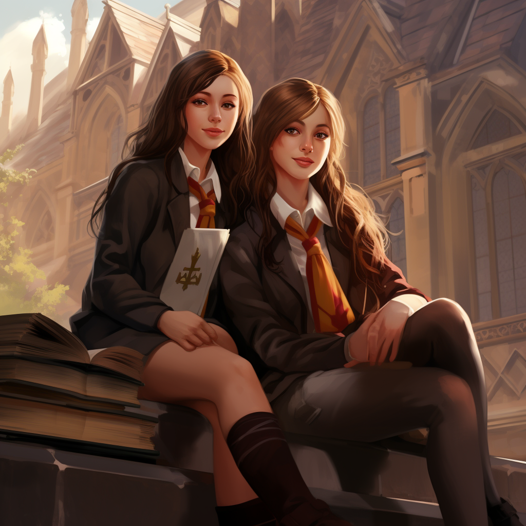 Two Gryffindor Girls at Hogwarts