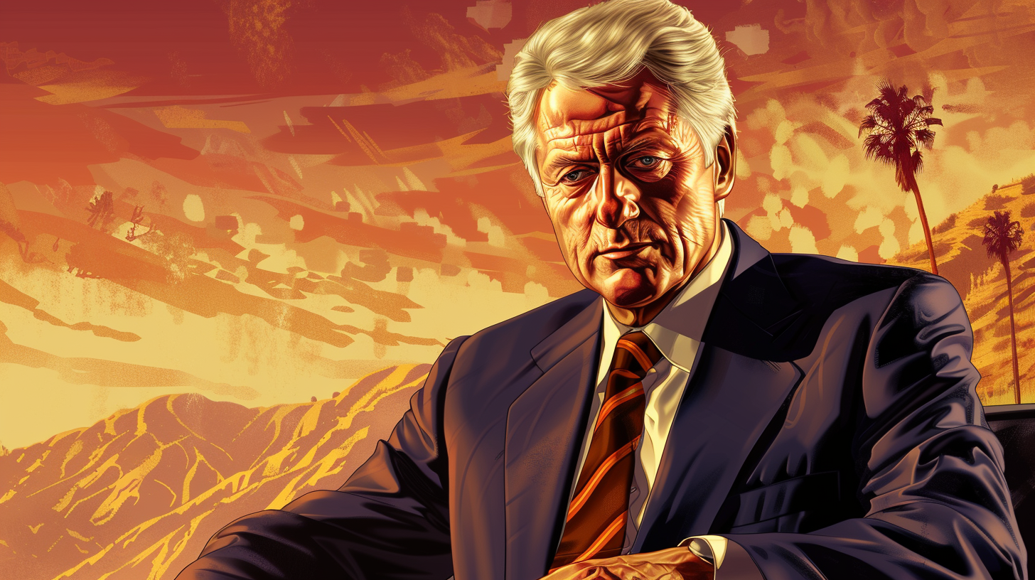 GTA 5 Loading Screen Bill Clinton