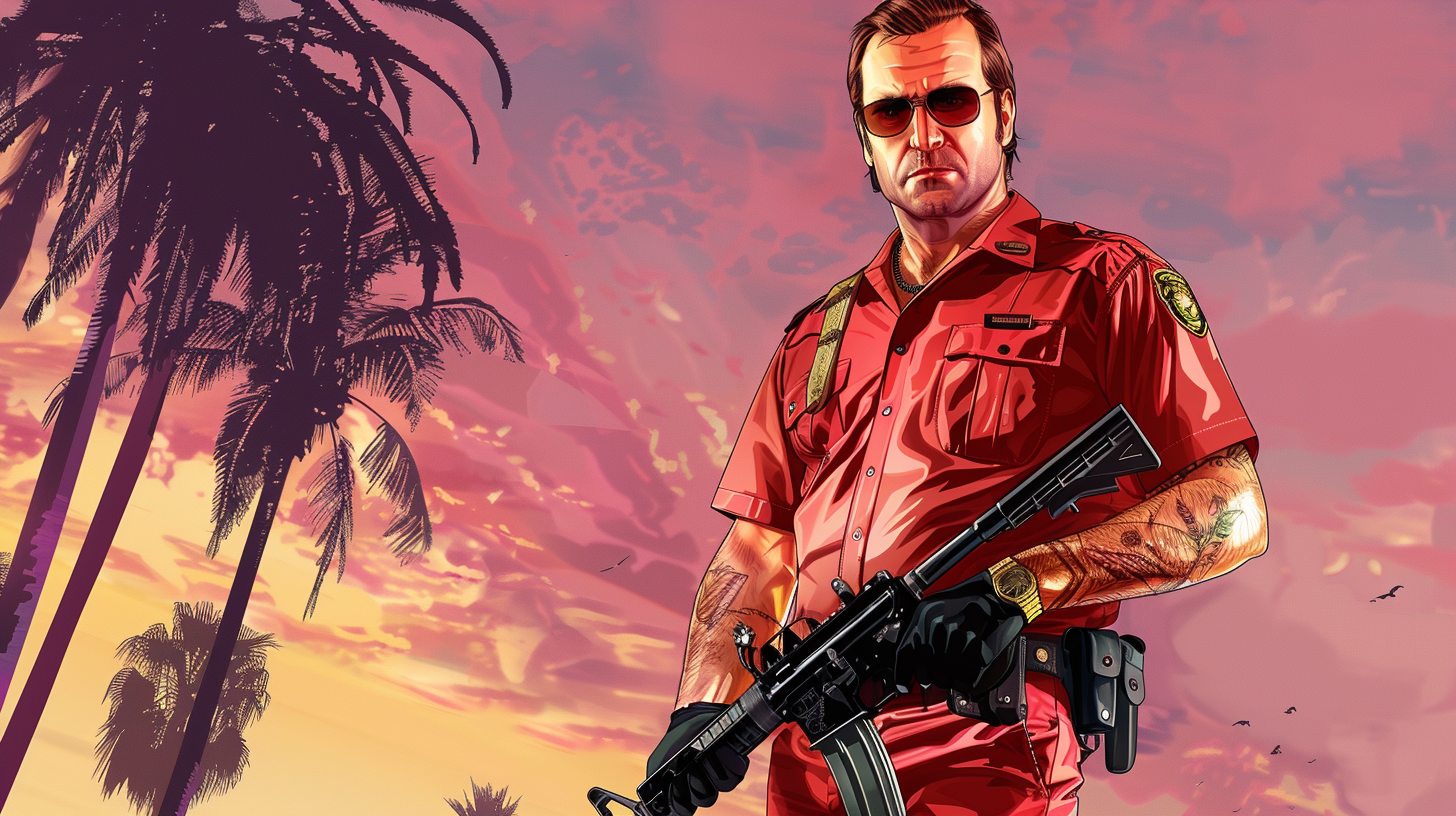 GTA 5 Loading Screen Art