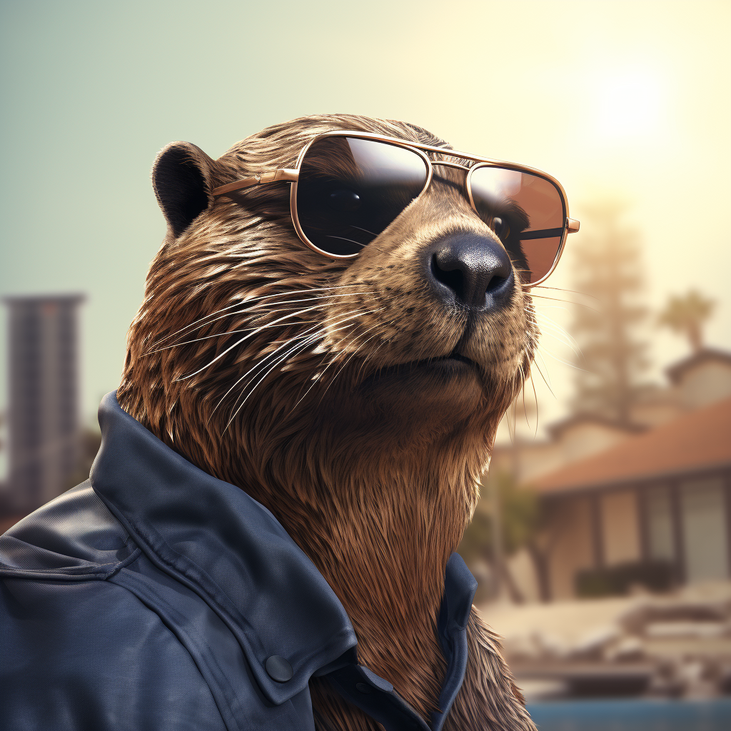 GTA 5 beaver rendered image