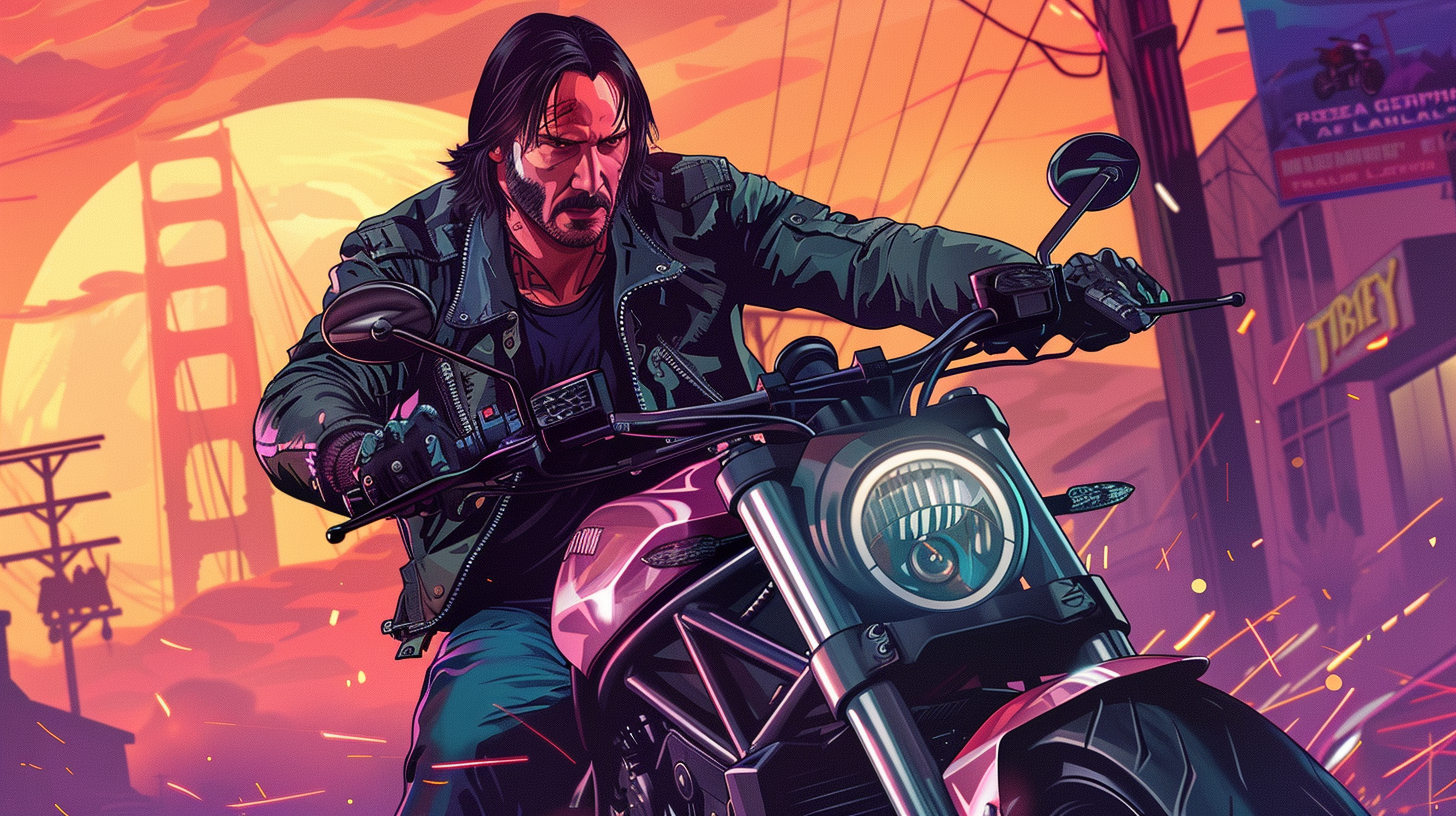 GTA 5 Keanu Reeves Loading