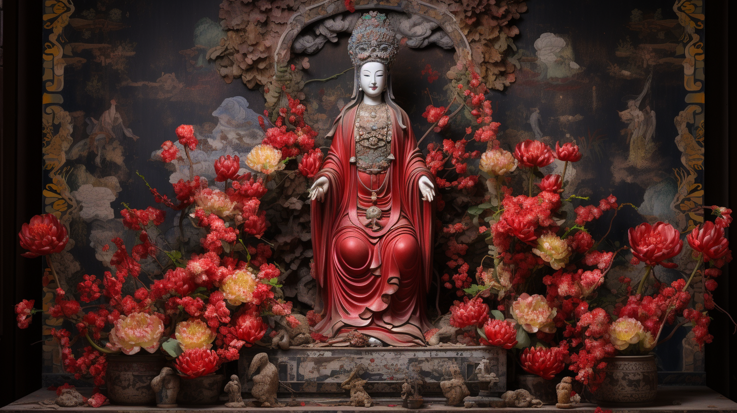 Statue of Guan Yin - Goddess of Mercy and Compassion