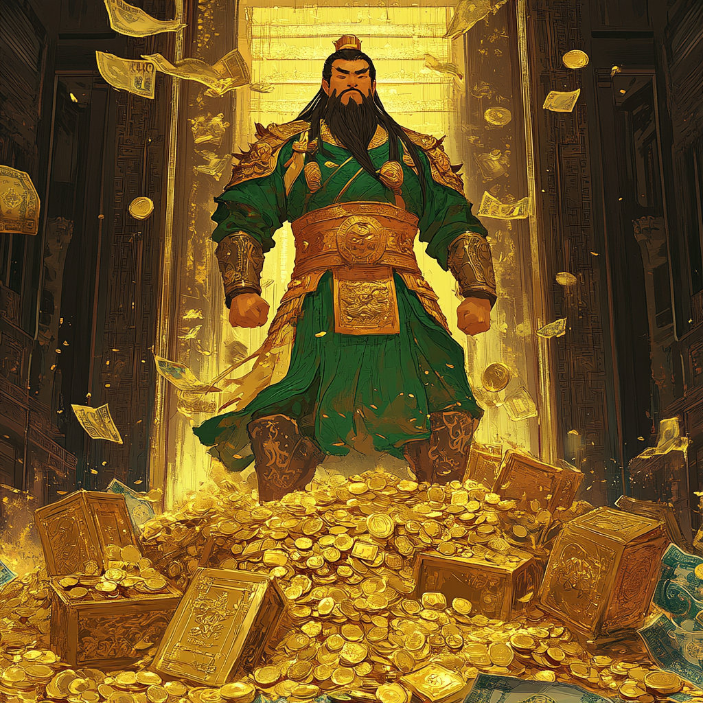 Guan Yu confident in treasure vault