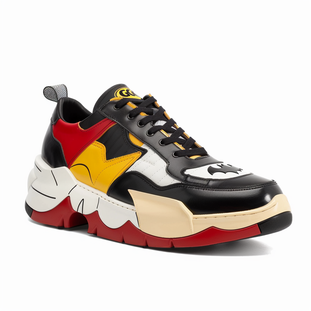 Gucci sneakers batman white background