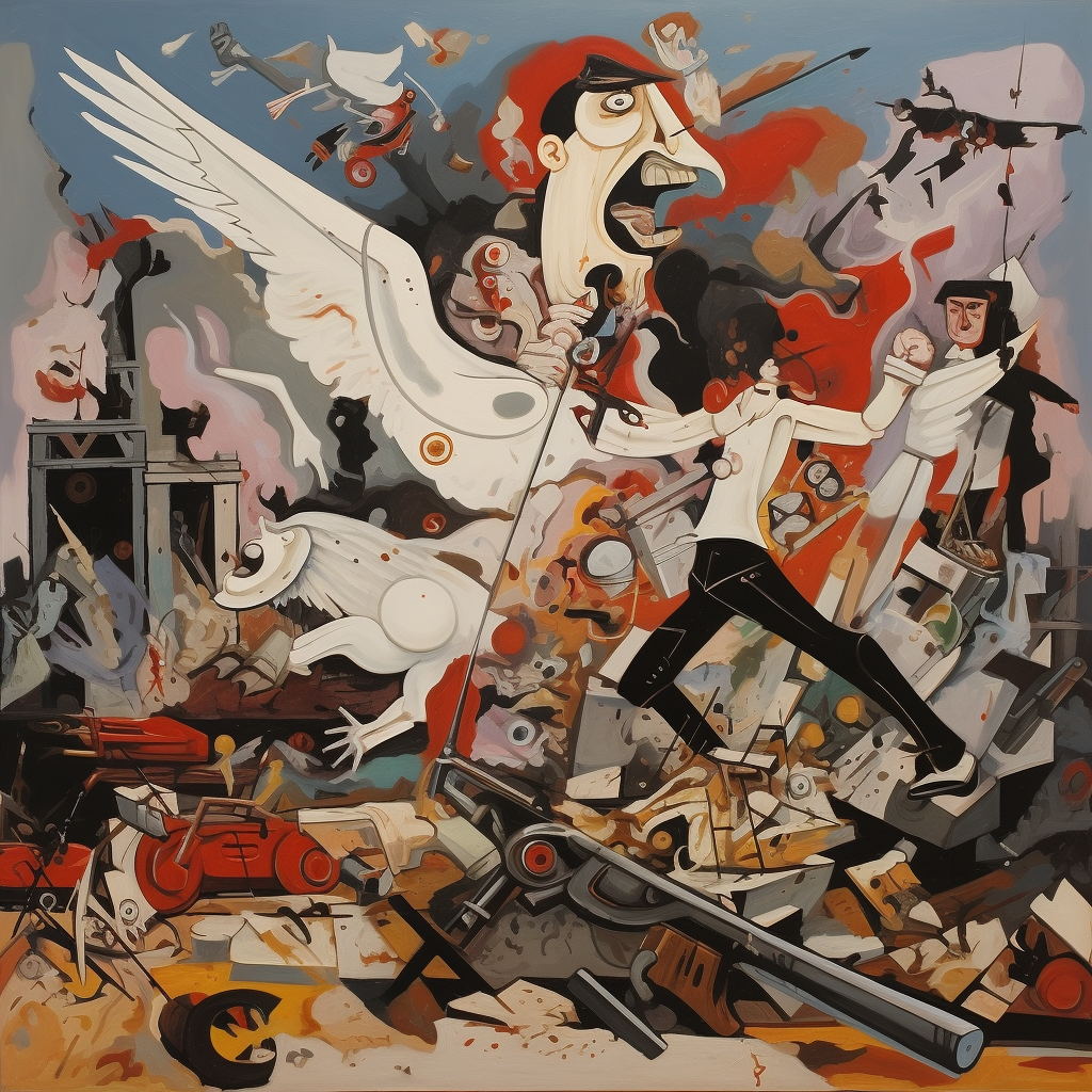 creating a Guernica-inspired image