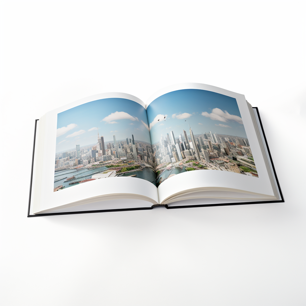 Image of a guidebook on a white background