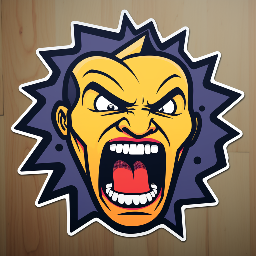 Cartoon-style 343 Guilty Spark sticker