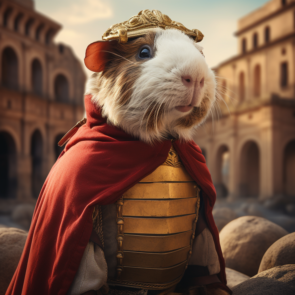 Guinea Pig in Ancient Rome Caesar Dress