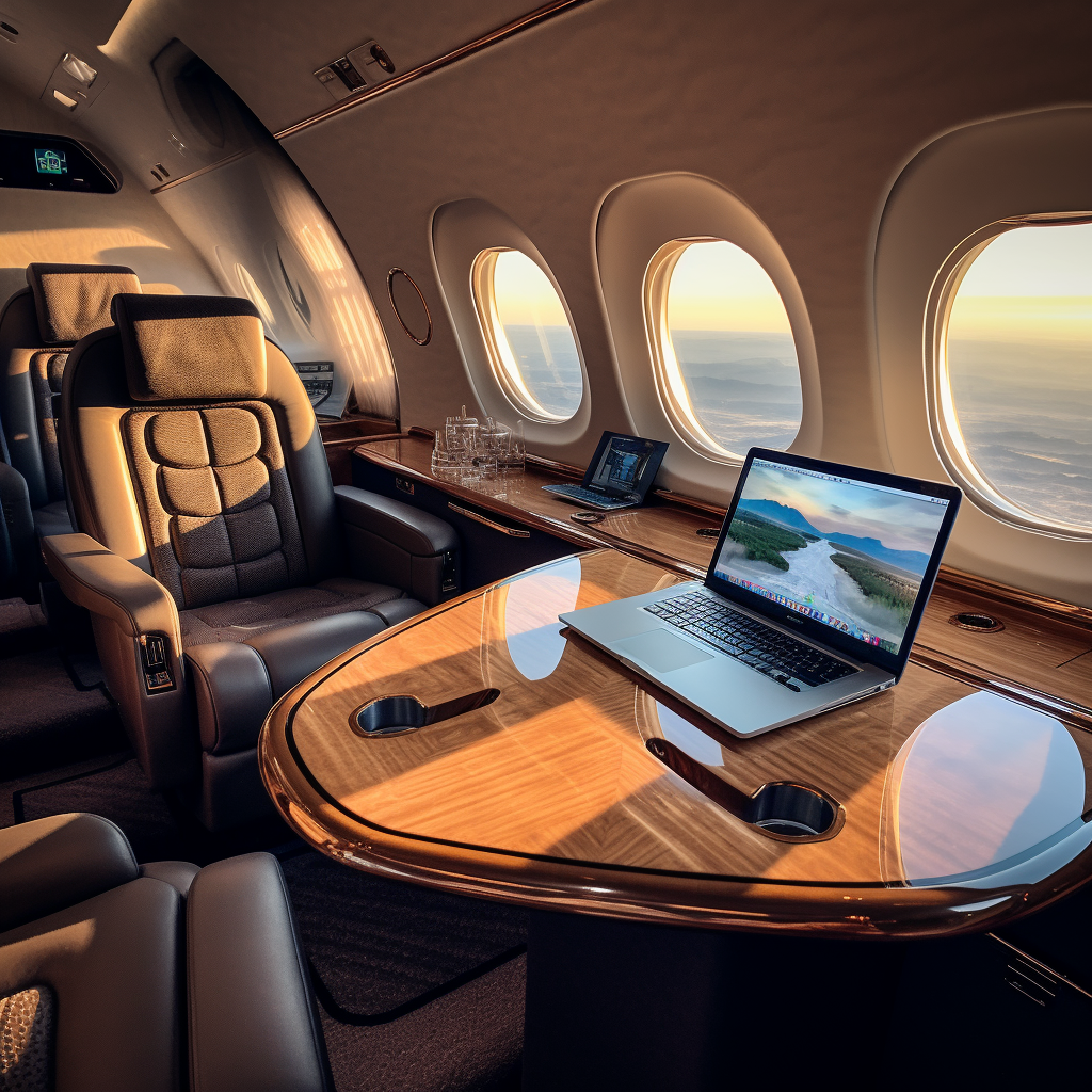 Gulfstream GV Jet Cabin View