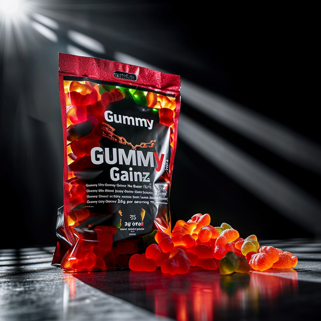 Professional Gummy Gainz packaging image