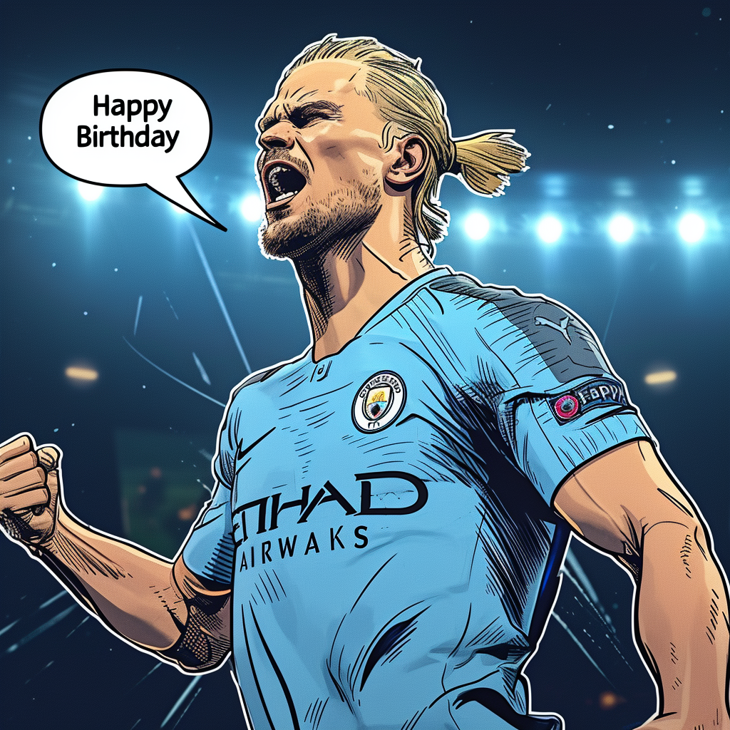 Erling Haaland Manchester City Birthday