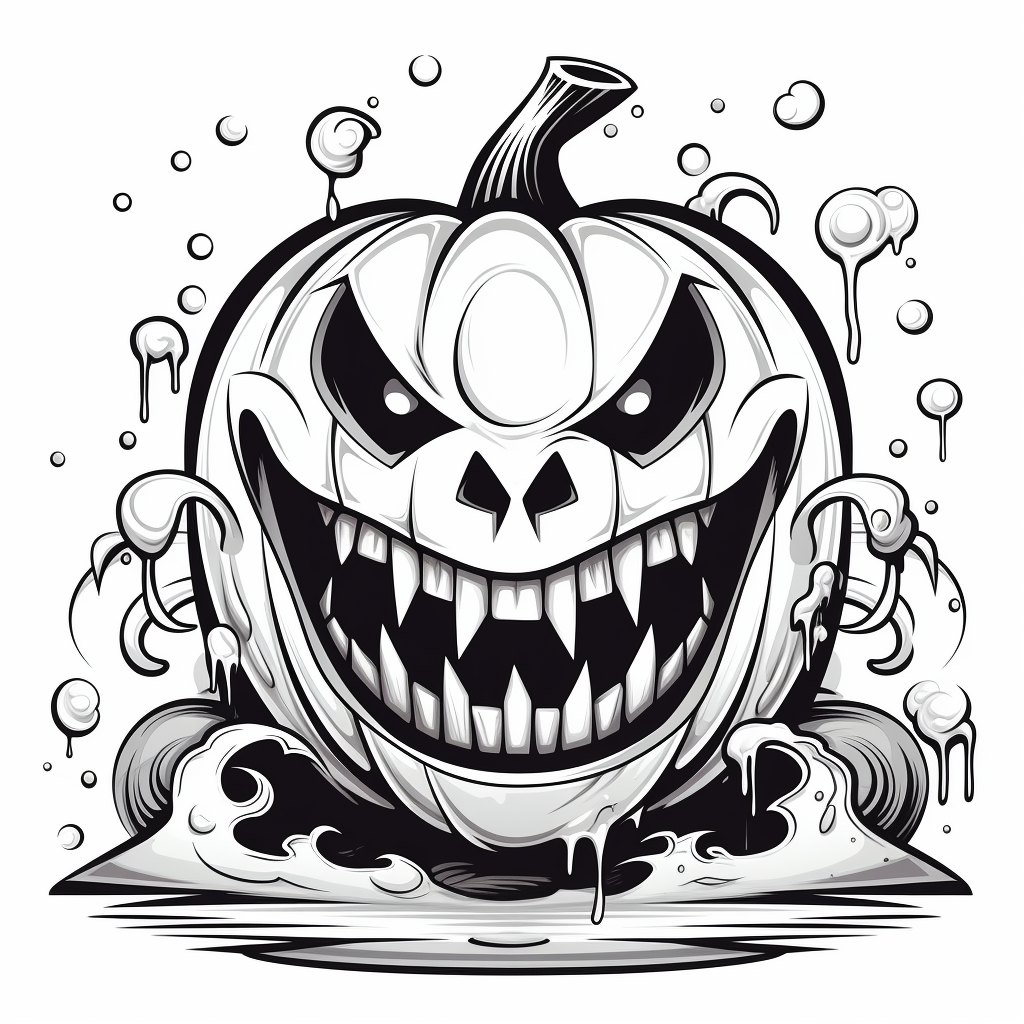 Halloween Jackolantern Character Illustration