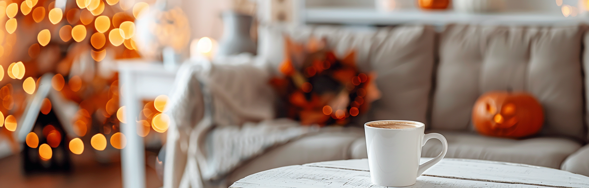 Halloween Living Room Blank Mug