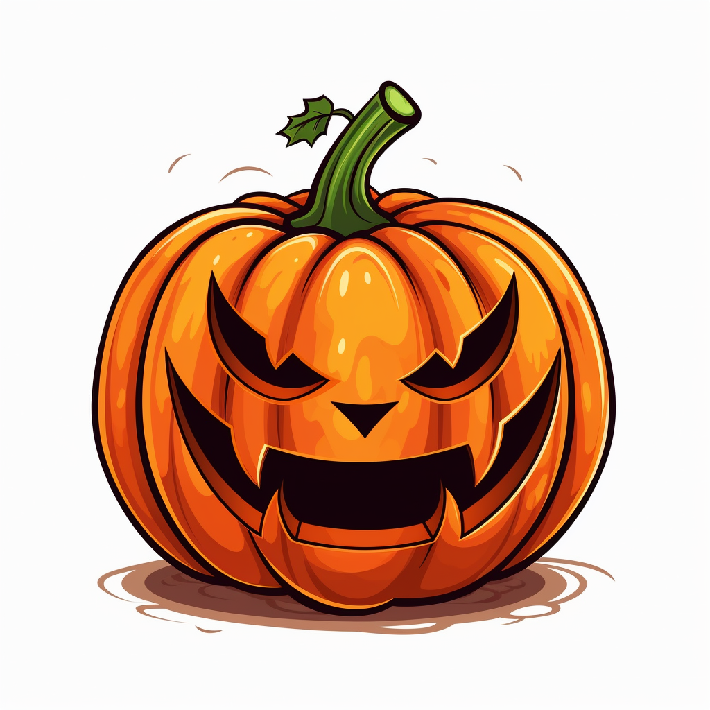 Illustration of Halloween pumpkin styles