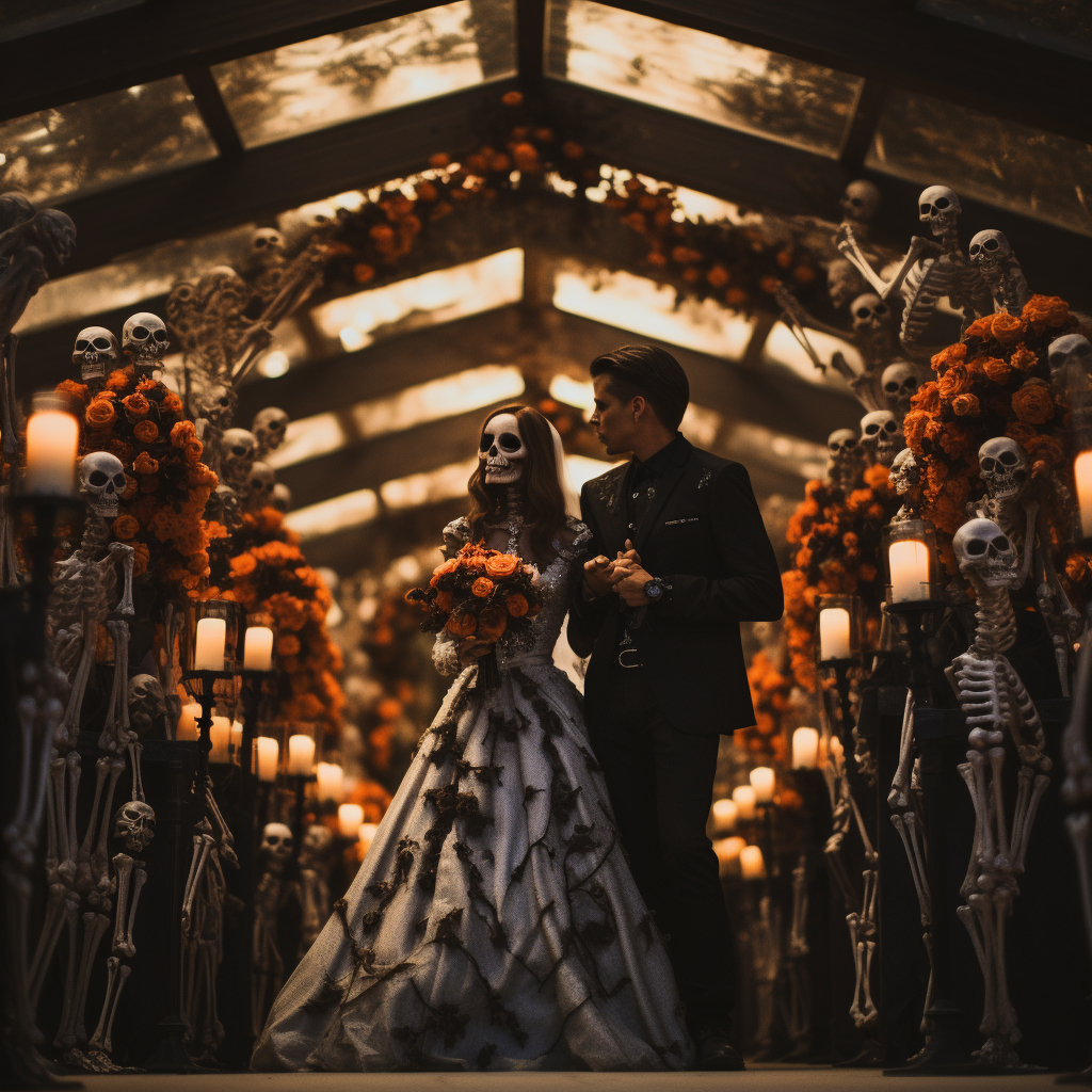 Beautiful Halloween Wedding Decorations