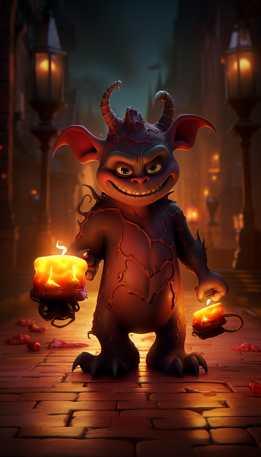 Cute Halloween devil costume for kids