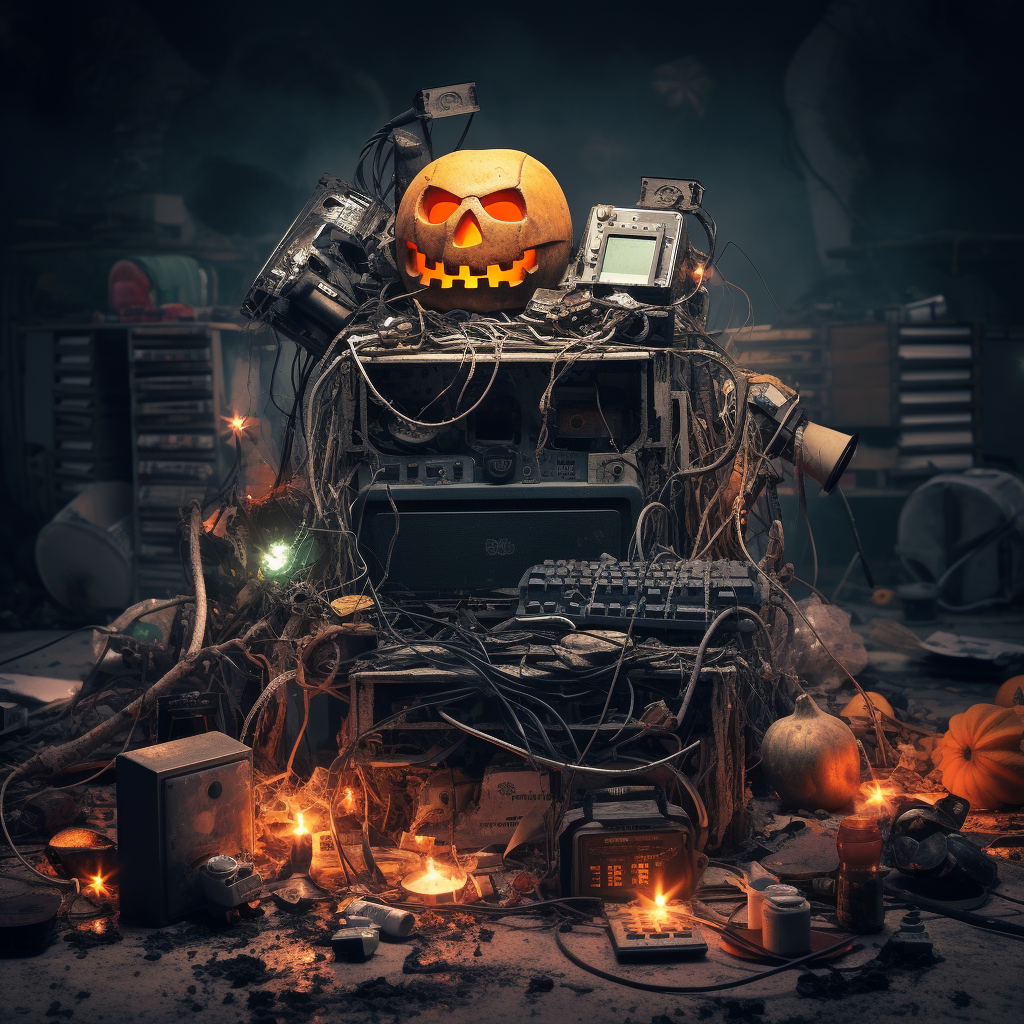 Spooky e-waste on Halloween