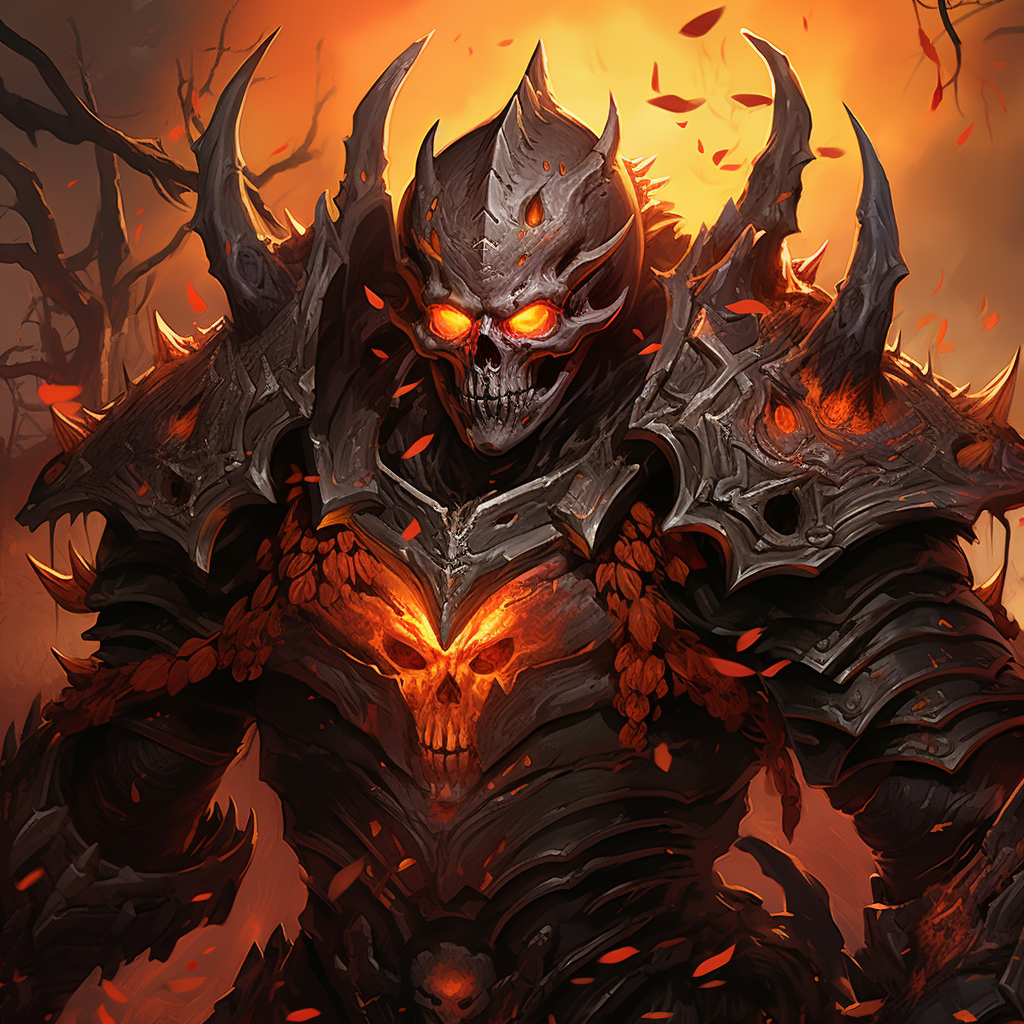 Ghoulish Halloween Monster Warrior