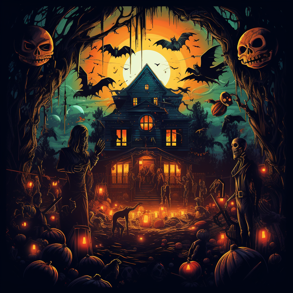 Halloween party poster design inspiration