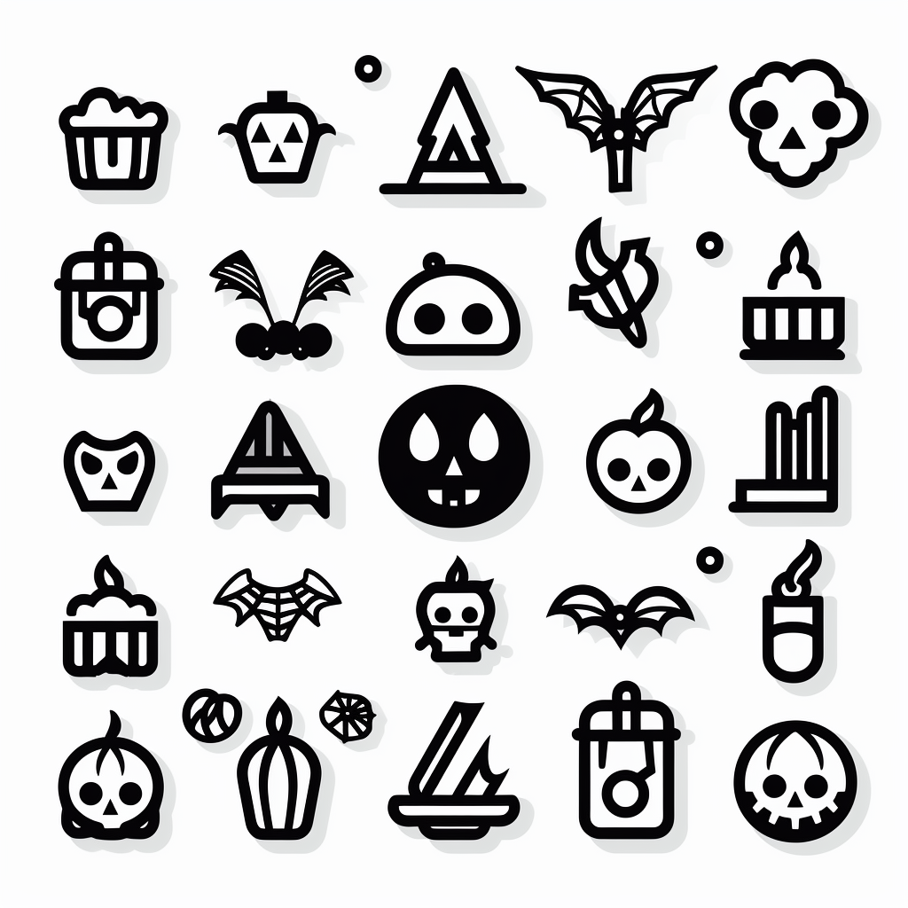 Creepy Halloween Theme Pattern