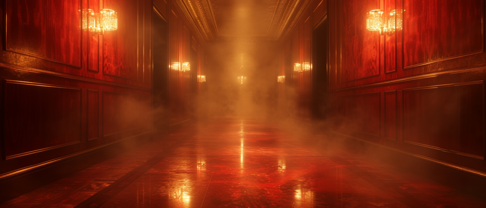 Ridley Scott inspired atmospheric hallway